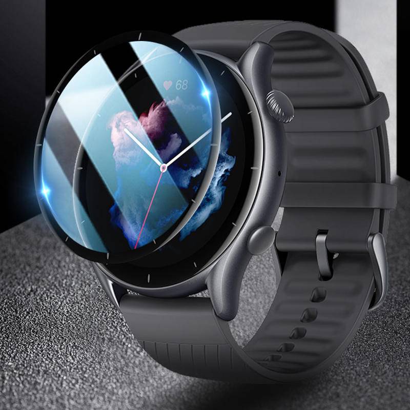 Film Pelindung Layar Hydrogel HD Anti Blu-ray / Gores Untuk Huami Amazfit GTR 3 Pro Amazfit GTS 3