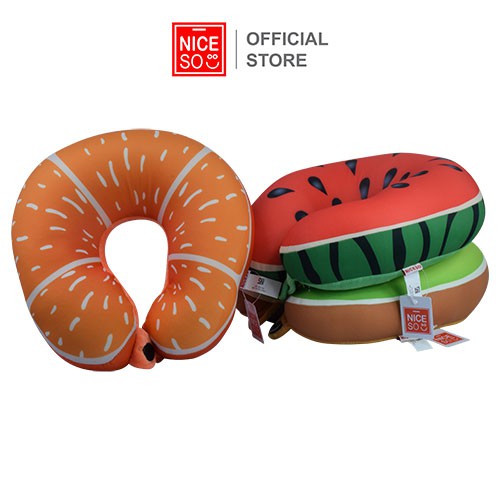 NICESO Official Pillow Neck Cushion Fruity Asst 5895