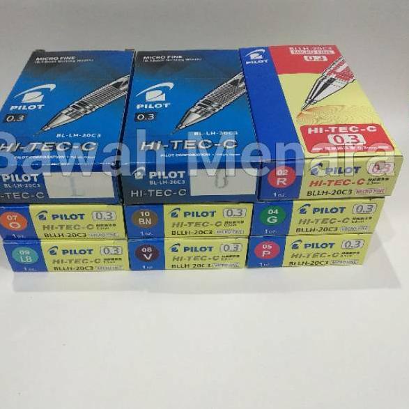 

Stok terbatas!.. Lusin Grosir Pulpen Pilot 0.3 Hitech Hi-tech Pack