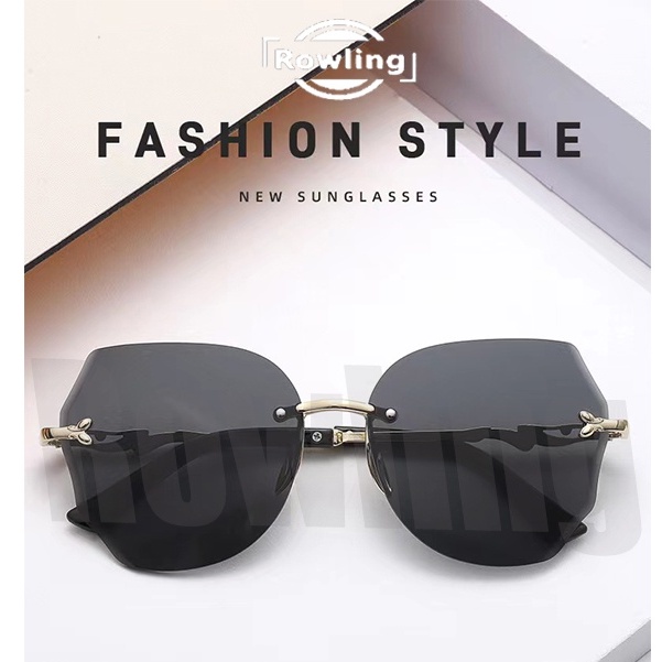 Rowling(ka-261)Sunglasses  Kacamata Hitam No frame Women Sunglasses Titanium New Arrival Import Kacamata Fashion