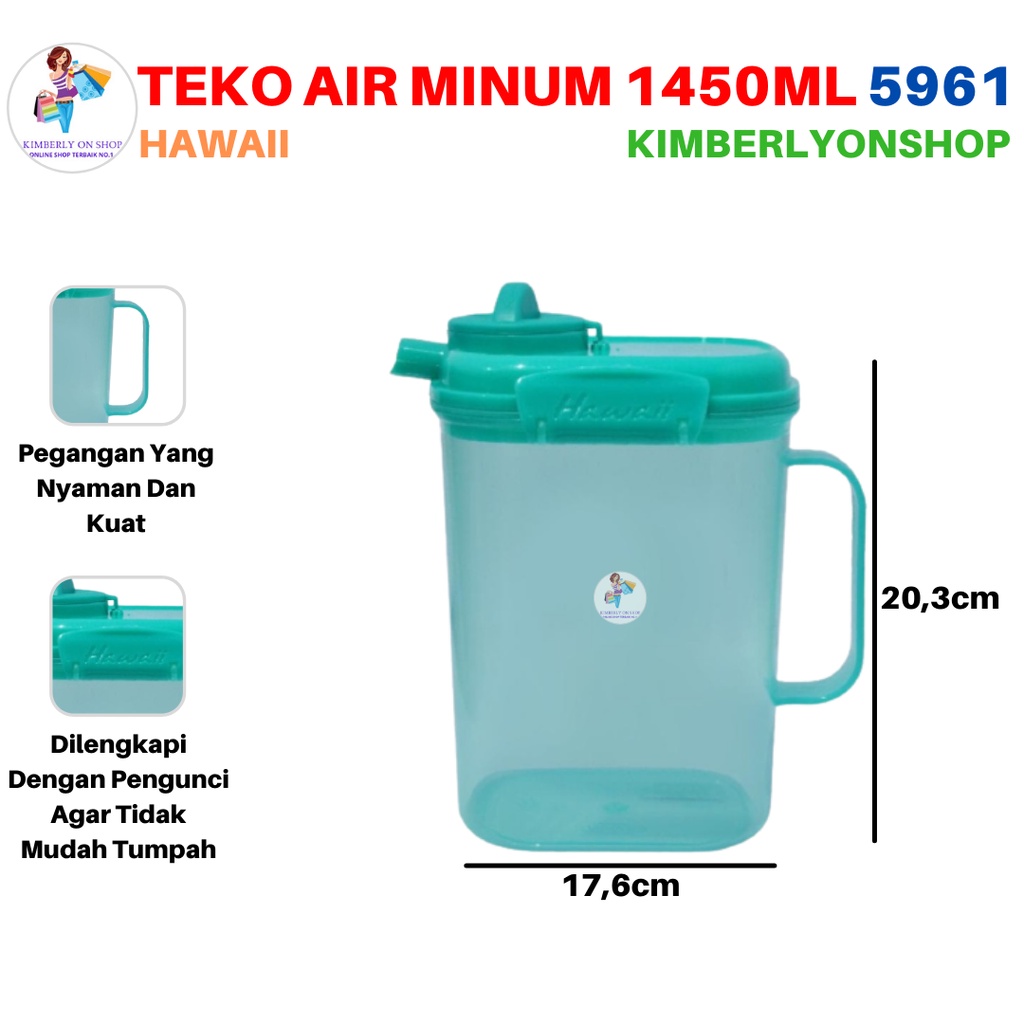 Pitcher Minuman Fresh &amp; Go 1450 mL 5961 Hawaii