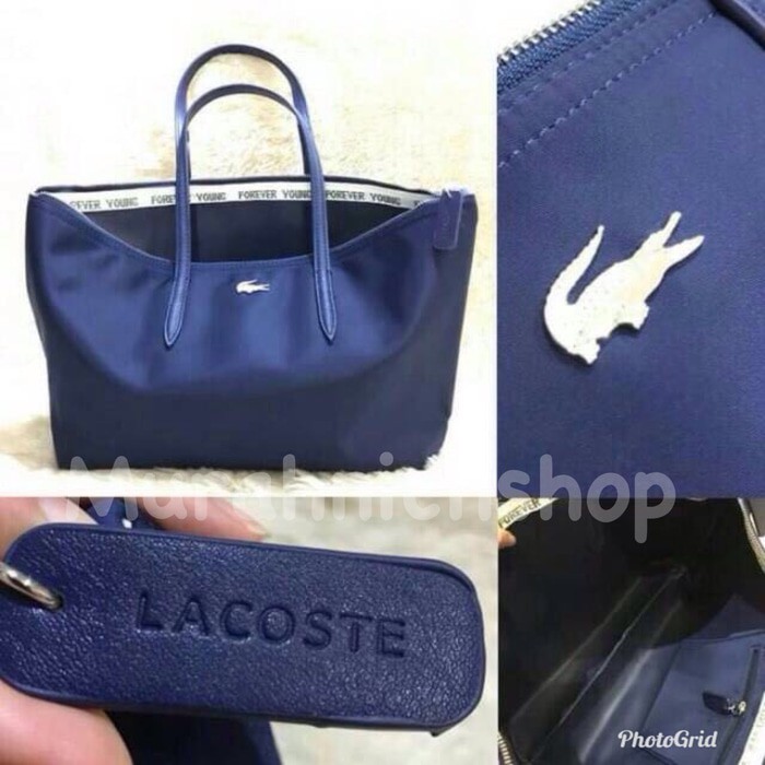 GROSIR 0551 TAS WANITA IMPORT LACOSTE POLOS BAHAN NYLON SEMIPREMIUM TAS SELEMPANG