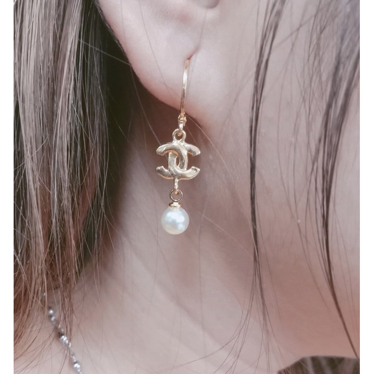 anting wanita //anting gantung muitara//anting