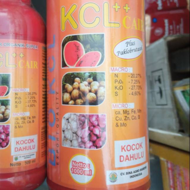 pupuk kcl cair BIO KCL++ 1liter