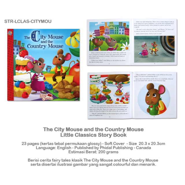 The city mouse and the country mouse