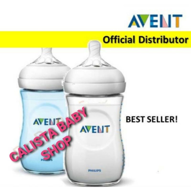 Philips Avent Natural Bottle 260ml Per 1pcs Non Kardus/Botol Susu Bayi 260 ml