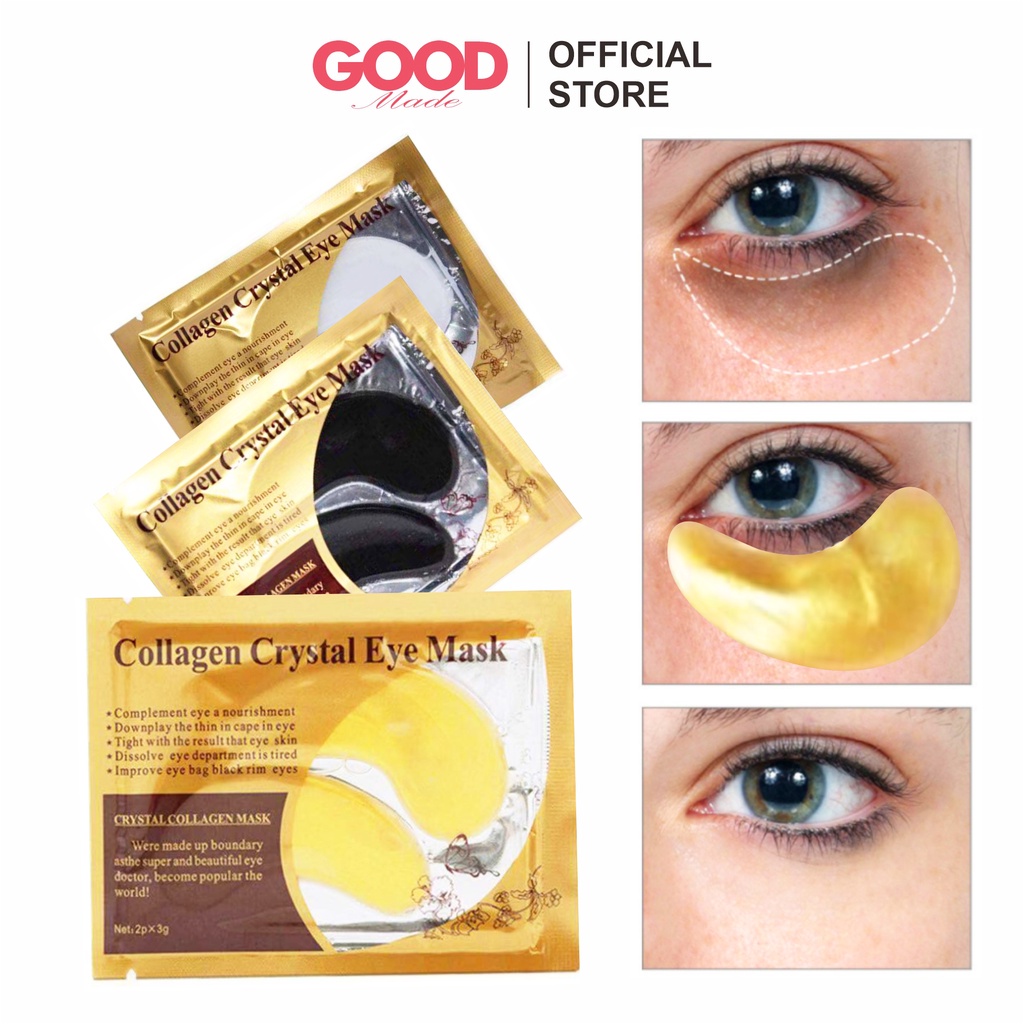 GOOD MADE - Masker Mata Crystal Collagen Eye Mask | Masker Kantong Mata | Eyebag Mask Collagen Mask  | COD