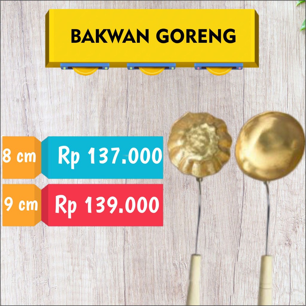 CETAKAN BAKWAN BULAT KUNINGAN