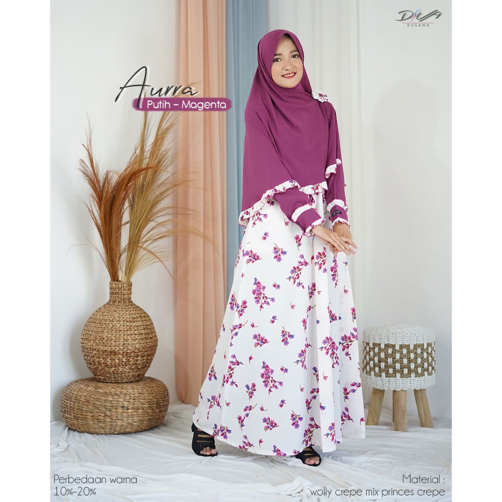 Gamis Aurra Set original by Diva Busana