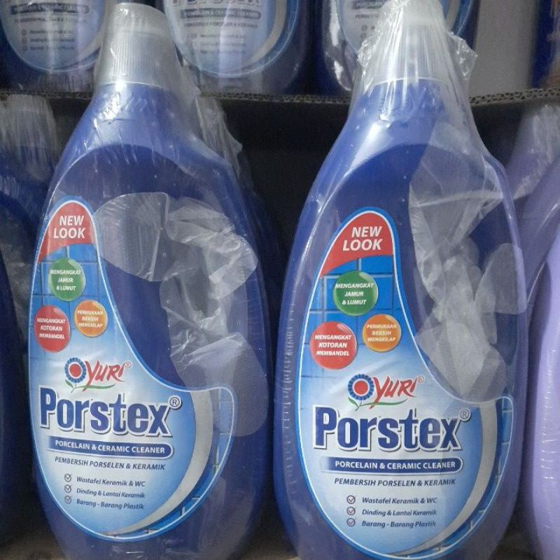 AHZA YURI PORSTEX PEMBERSIH KAMAR MANDI,PORSELEN &amp; KERAMIK 1000ML