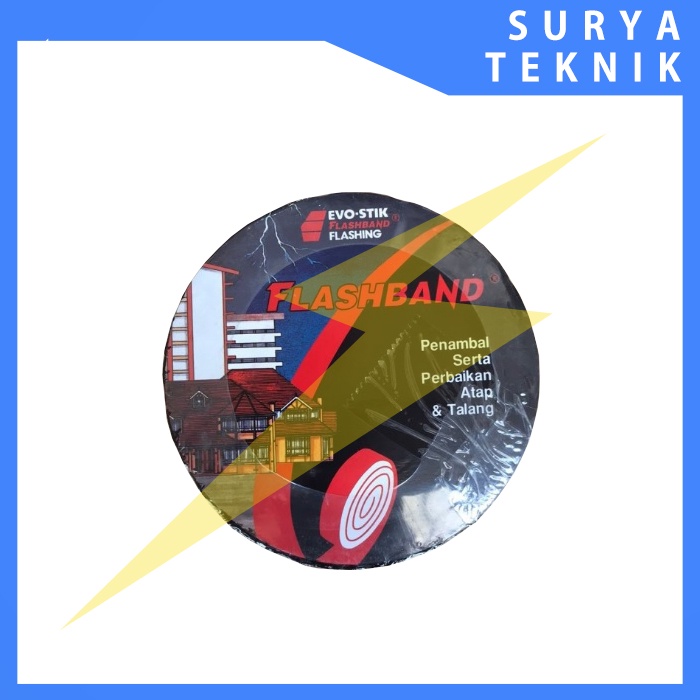 Lakban Lem Atap Seng Asbes Anti Bocor / Tambal Penambal Atap Genteng Asbes Talang Merek Flashband