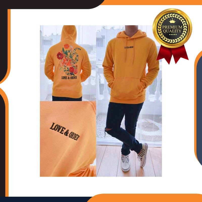 Terbaru Hoodie Jaket H&M HNM Love & Order Original (Unisex) Murah