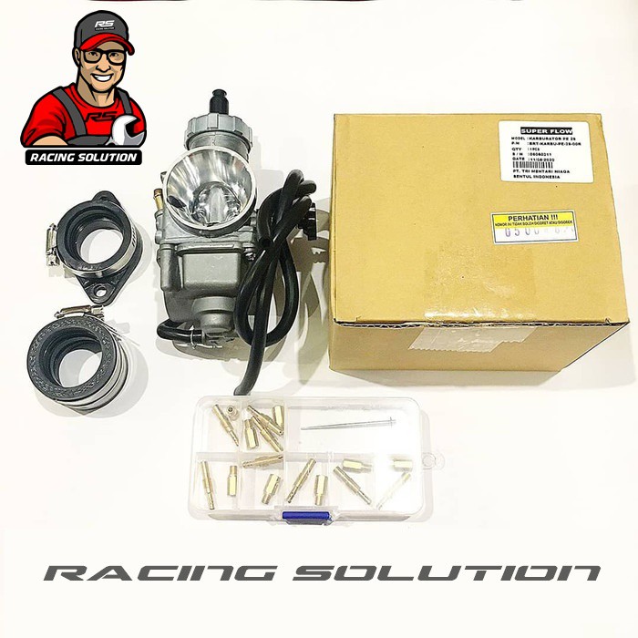 Super Flow BRT Karburator Karbu PE 28 dan PE 30 BRT