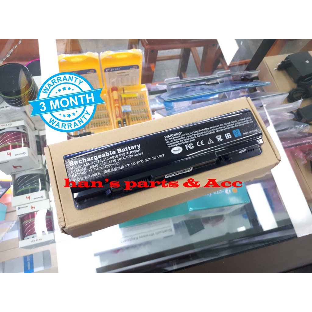 BATTERY BATERAI DELL VOSTRO 1014 1015 1088 A840 A860 A860N INSPIRON 1410 F286H F287F F287H 0F287H