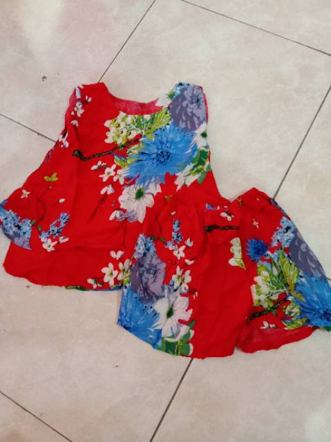 setelan susun anak /setelan anak bali murah(1 kg muat 6 pcs)
