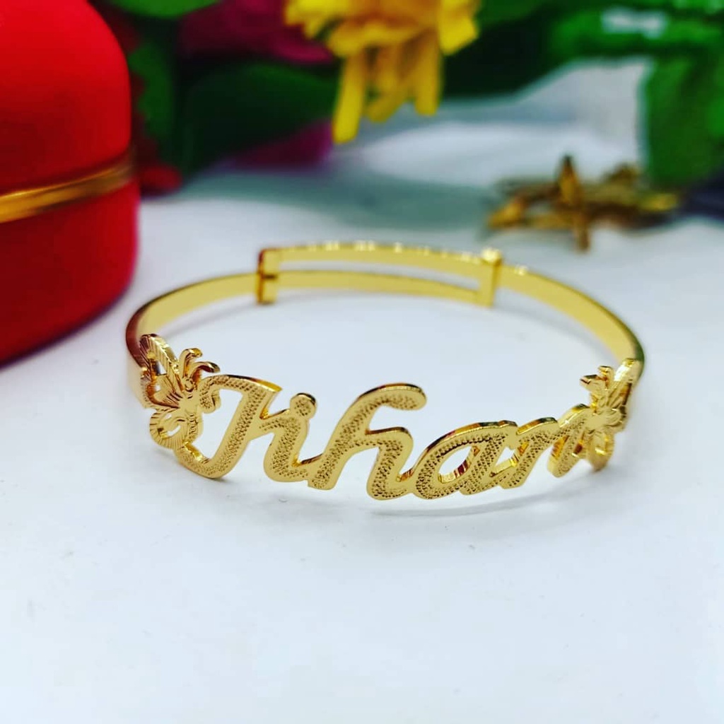 Gelang Tangan & Bangle custom nama