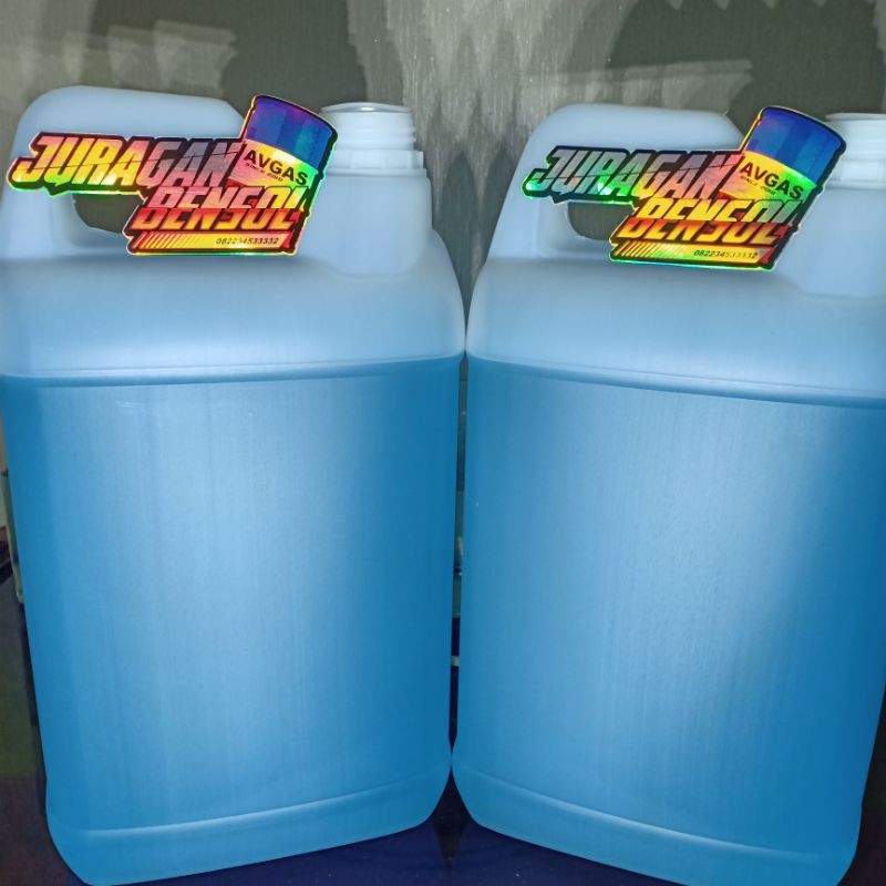 Allingroupsemesta - Bensol Biru Avgas 5L Bahan Bakar Oktan Tinggi Segel Original