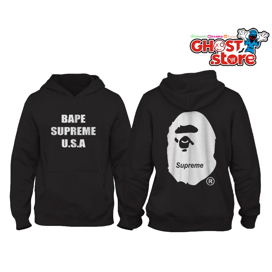 Hoodie Sablon Baby milo x Bape 04