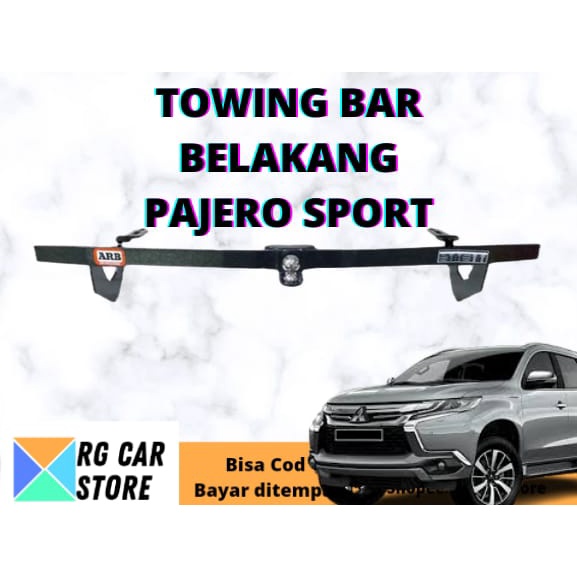 TOWING BAR PAJERO SPORT ORIGINAL/TOWING PELINDUNG BUMPER BELAKANG PAJERO SPORT BERKUALITAS