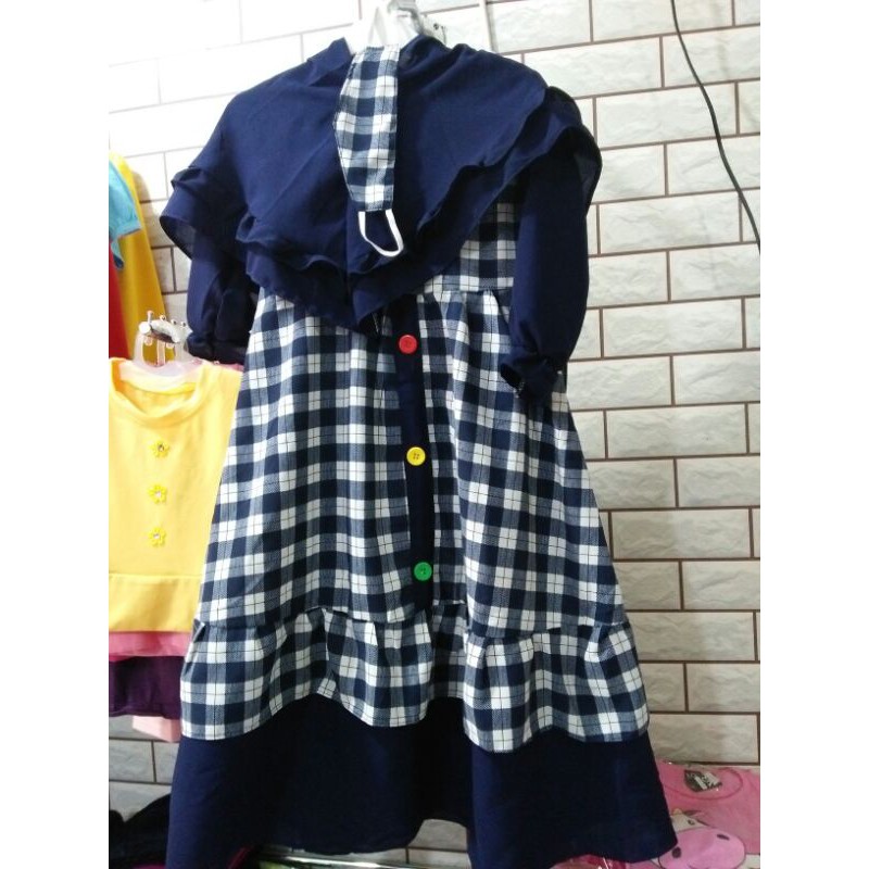 gamis anak cantik murah bahan bagus gamis