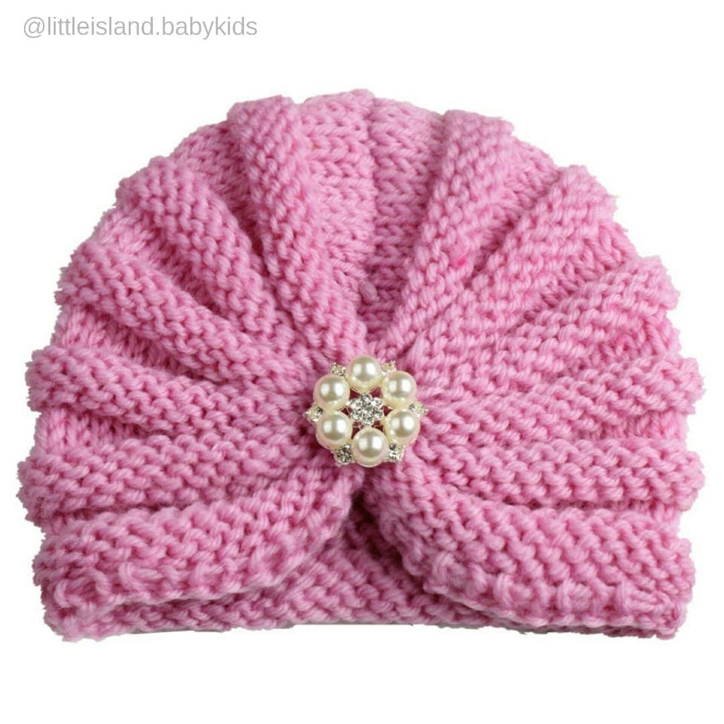 LID8039 Cute Baby Hats (Turban Kepala Bayi) Soft Cloth