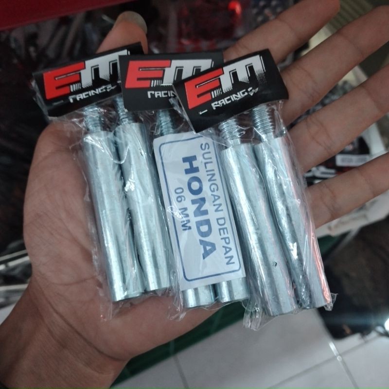 Peninggi shock honda sulingan shock depan honda bebek matic 1set sepasang ukuran 4cm 6cm