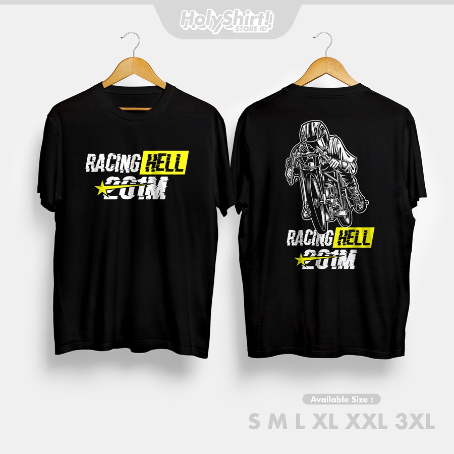 Kaos Baju Racing Hell 201M Drag Race Racing Kaos Otomotif