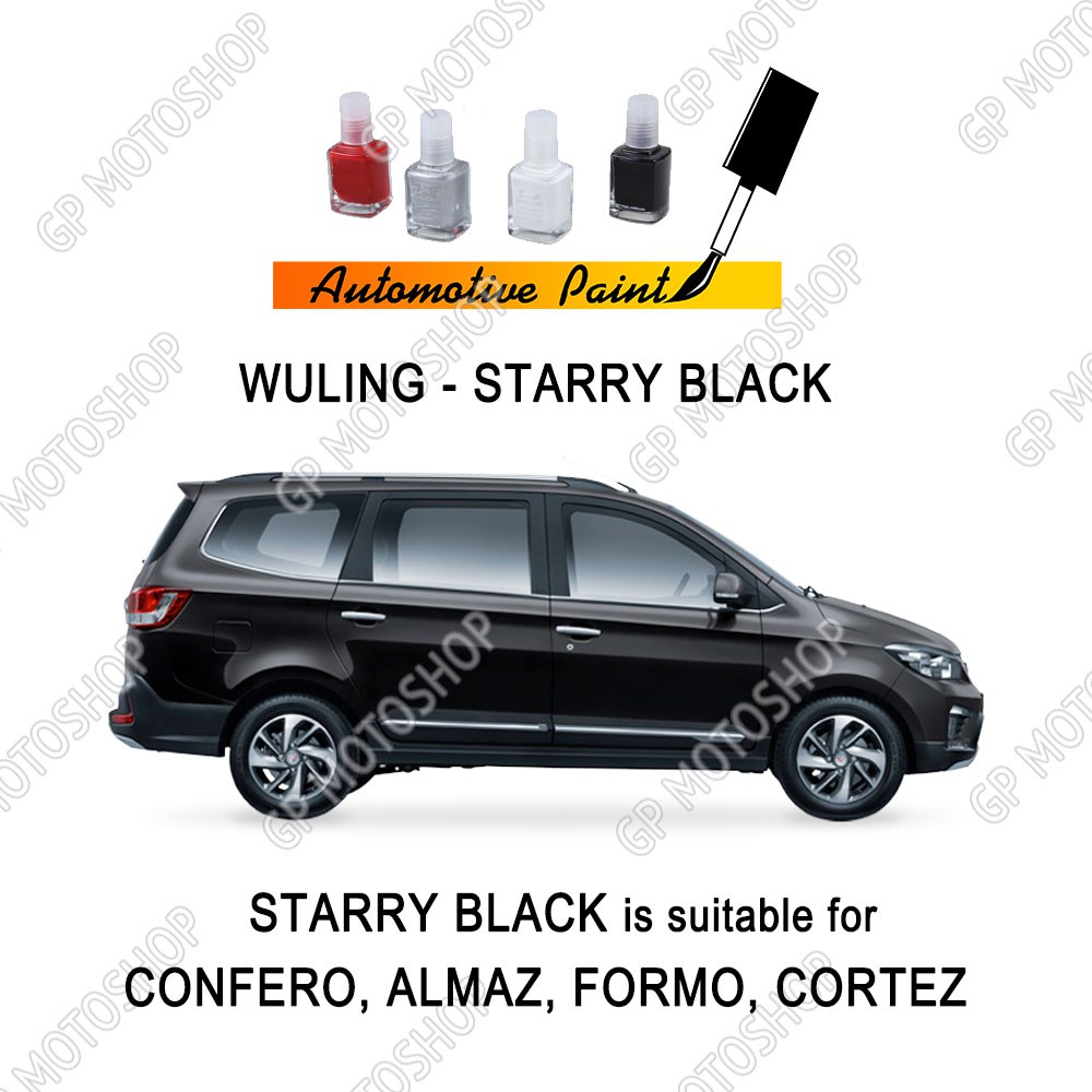 Wuling Starry Black Cat Oles Penghilang Baret Mobil Lecet Hitam Metalik Almaz Confero Cortez Formo