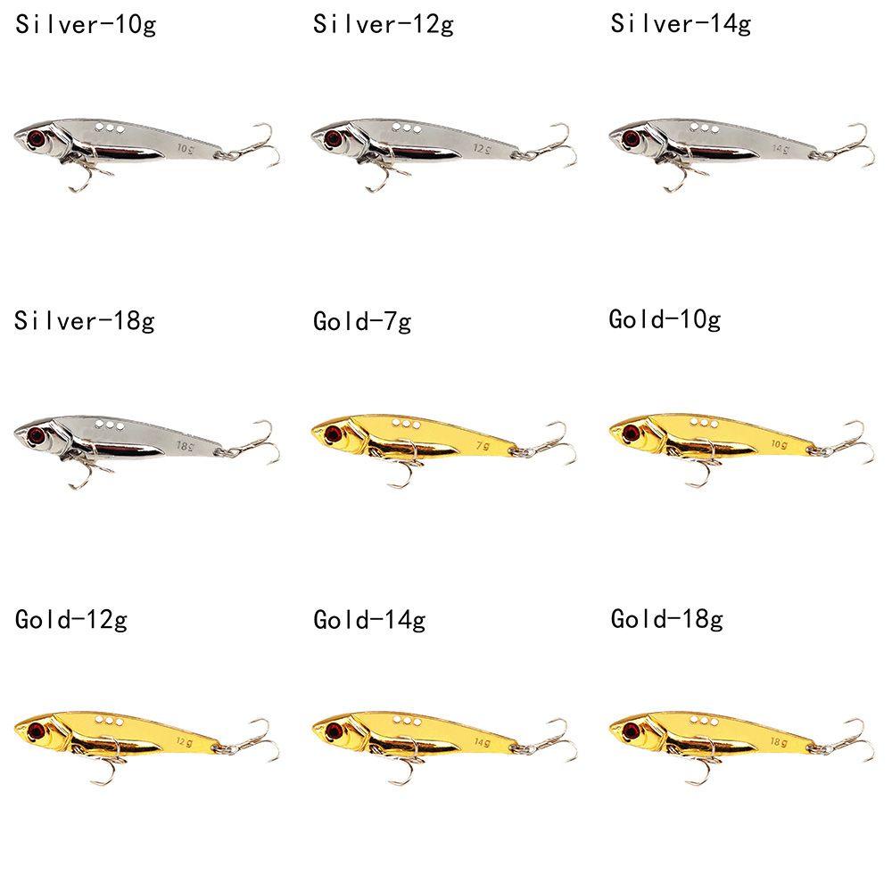 TOP Umpan Pancing7 /10 /12 /14 /18g Trout Pike Aksesoris Pancing Treble Hook