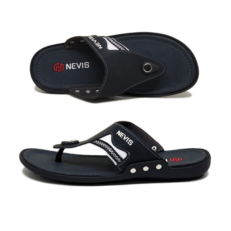 Sandal Jepit Kulit Pria Original Nevis NVS 19 Sendal Santai Casual Pria Dewasa