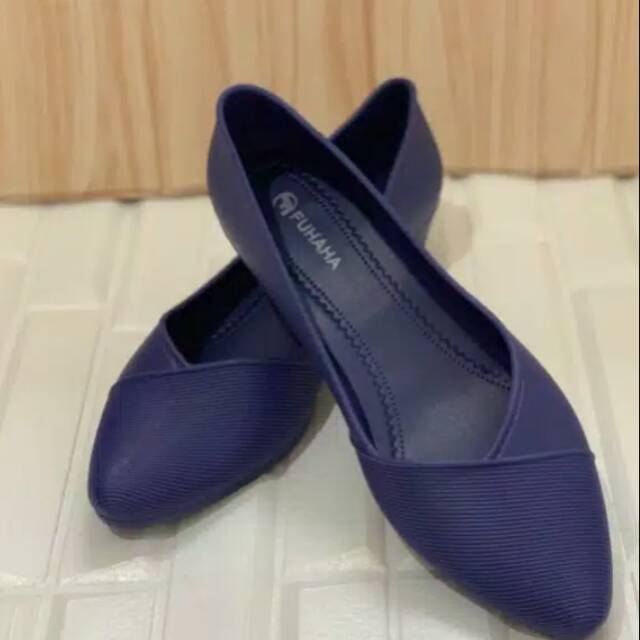 Sepatu Jelly Wedges Fuhaha
