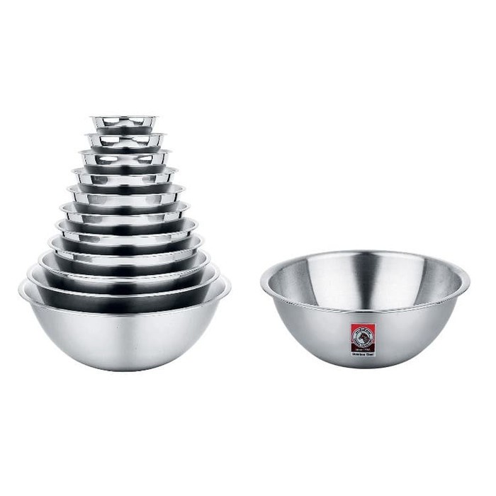 Mangkok Baskom Stainless Steel Serbaguna Mixing Bowl Stainless ZEBRA
