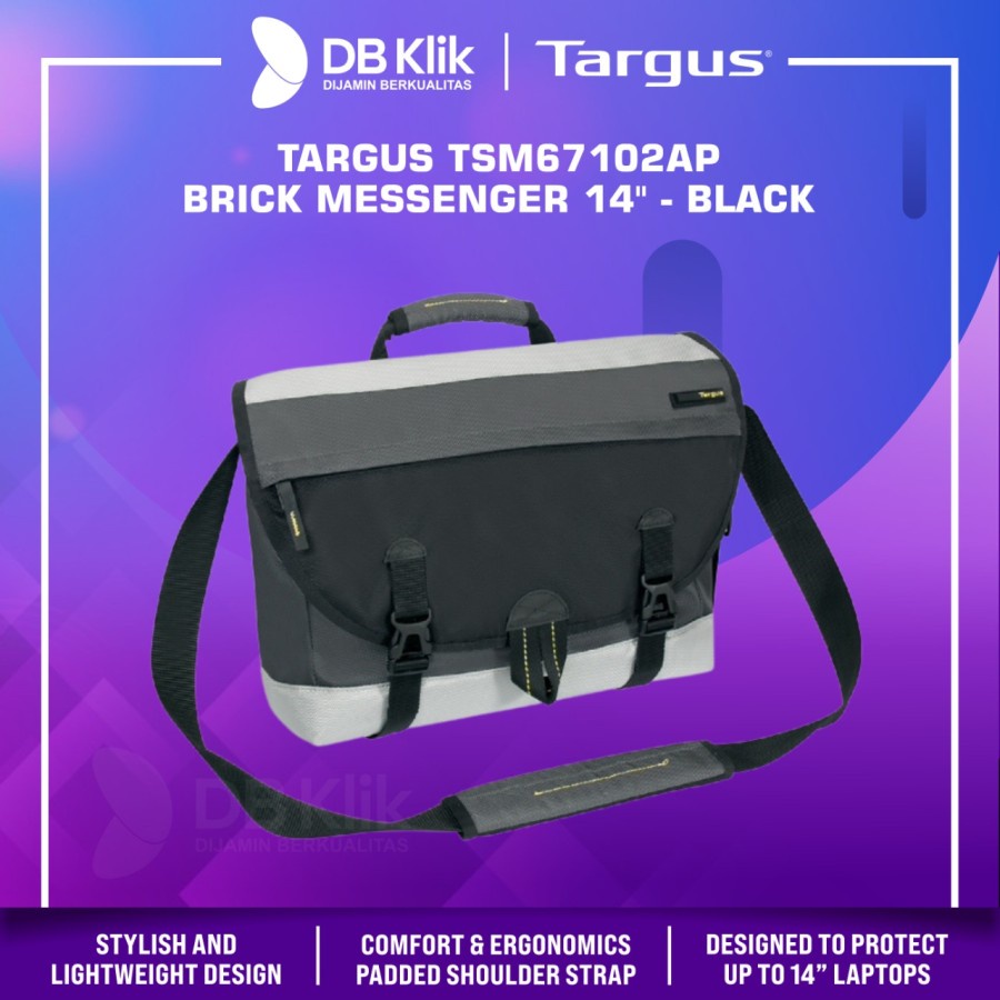 Brick Messenger TARGUS TSM67102AP 14&quot; Black - Targus TSM67102AP-50