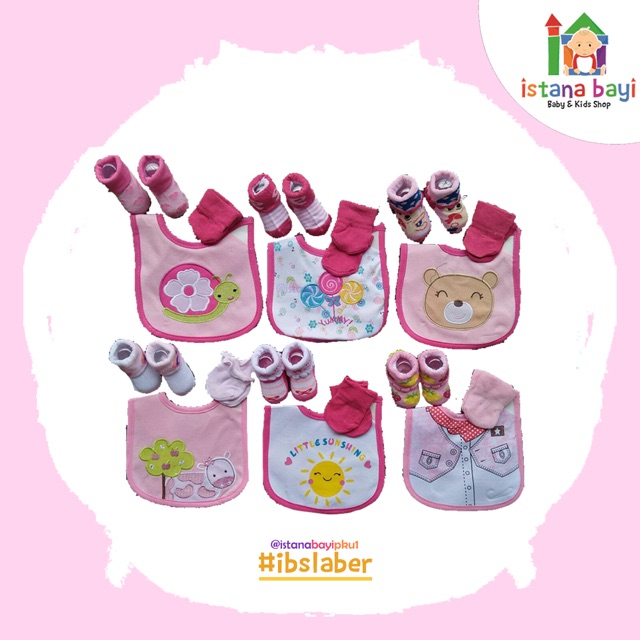 CarterLove Slabber set -Celemek makan bayi /Baby bibs