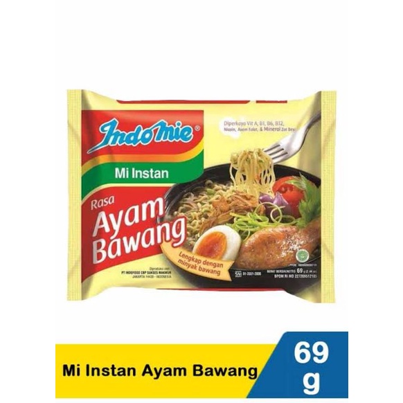

indomie kuah ayam bawang