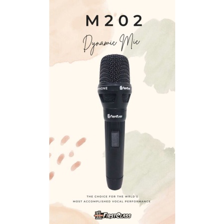 Mic Kabel Professional Dynamic Firstclass M-202