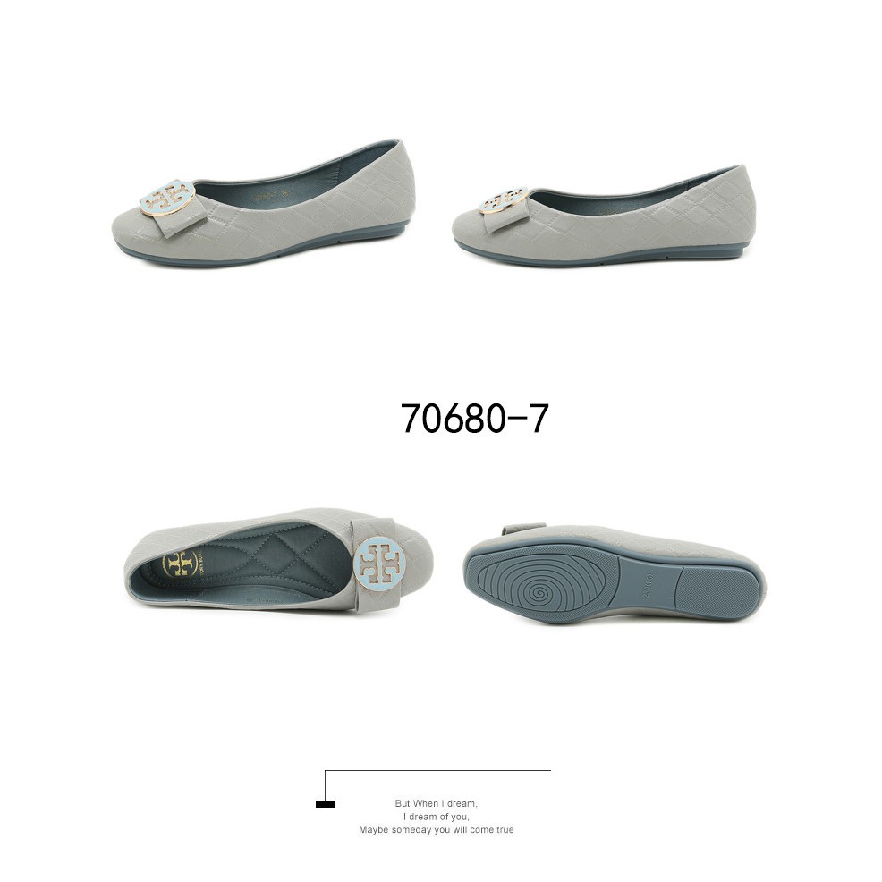 PR TB Leather Flat Shoes  #70680-7