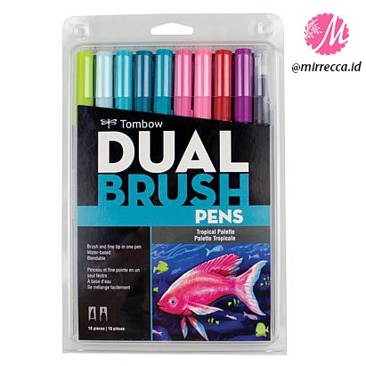 

TOMBOW ABT 10 COLORS SET NEW TROPICAL PALETTE SERIES / DUAL BRUSH PEN ART COLLECTION