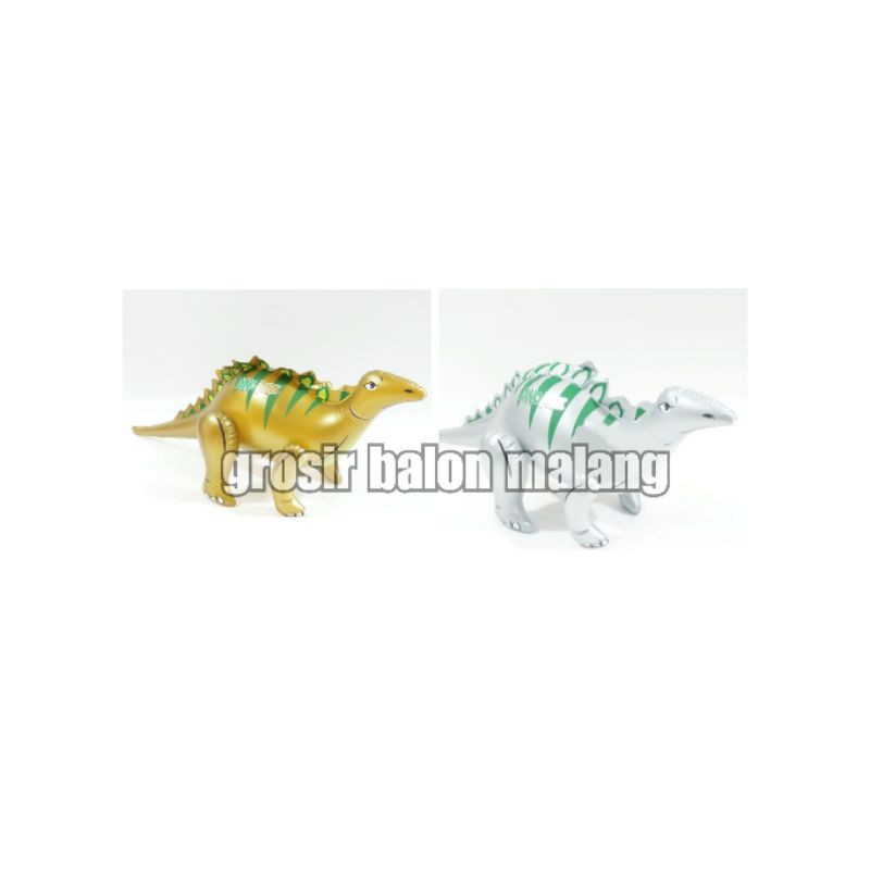 balon tiup tiupan pvc dinosaurus buckysaurus