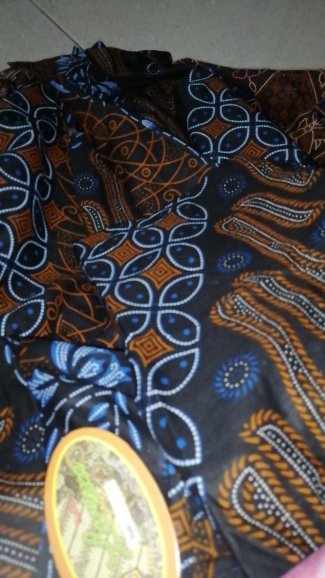 Bswart Batik Hrb026 Kenongo Hem Pendek Padi Pekalongan M L Xl Batik