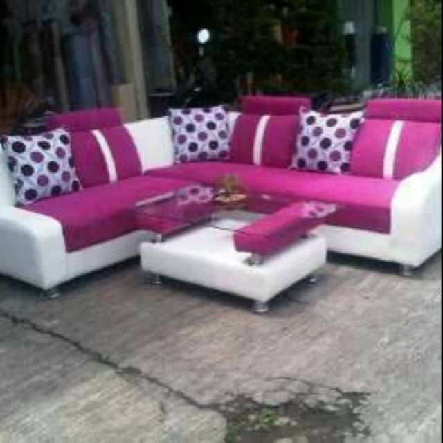 Sofa L ungu