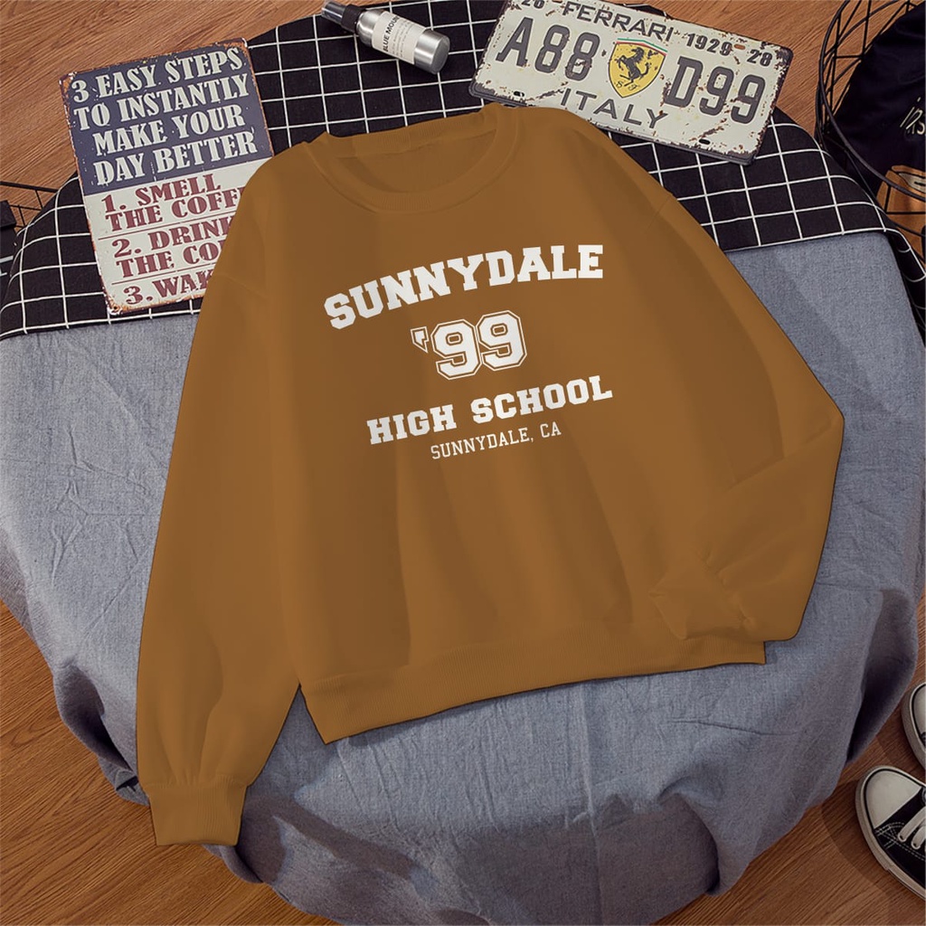 SND 99 HIGH SCHOOL SWEATER FLEECE UNISEX TEBAL TERBARU'