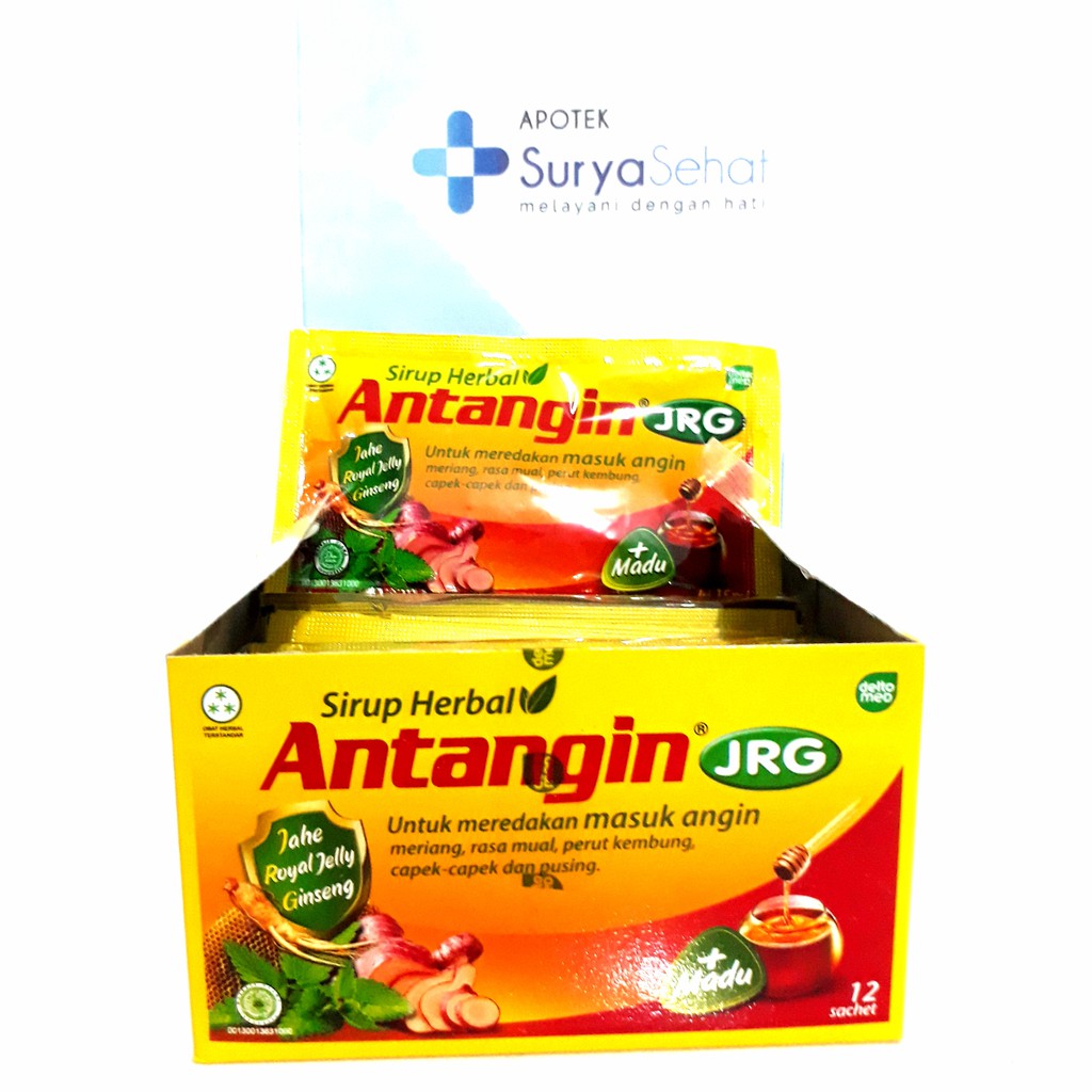 

ANTANGIN JRG 15 ml (1 sachet) Sirup herbal Jahe Royal Jelly Ginseng