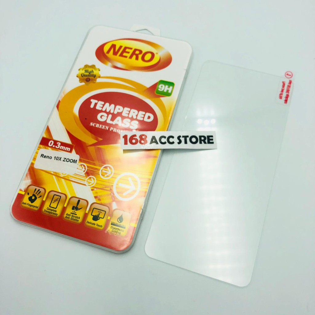 TEMPERED GLASS OPPO RENO 10X ZOOM / SCREEN GUARD OPPO RENO 10X ZOOM NERO