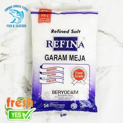 

Garam Meja Beryodium Refina - 500 Gram