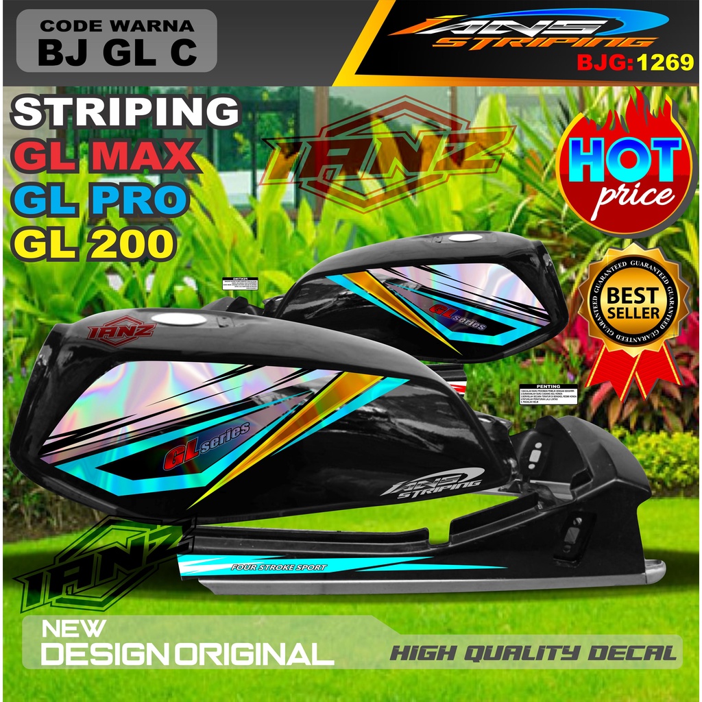 CUSTOM STRIPING GL MAX VARIASI HOLOGRAM / STRIPING GL PRO / STRIPING GL HOLOGRAM