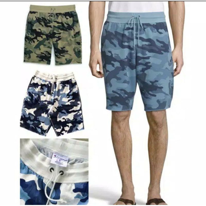 camo champion shorts