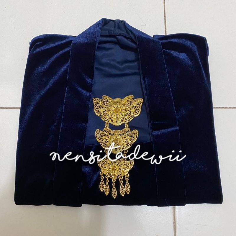 Set Kebaya + Beskap Model Solo / Nuansa Navy