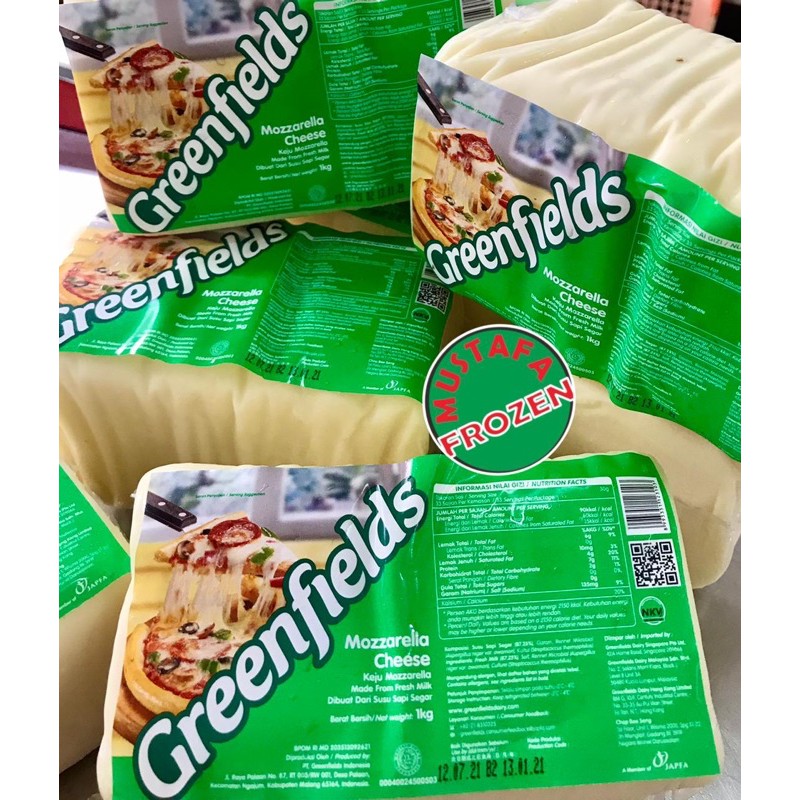 

Mozarella GreenFields 1kg pack