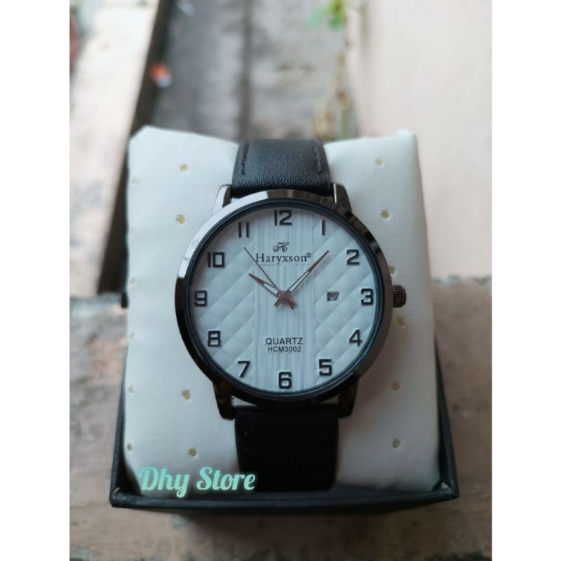 Jam Tangan Pria Kulit HARYXSON HCM3002 Original